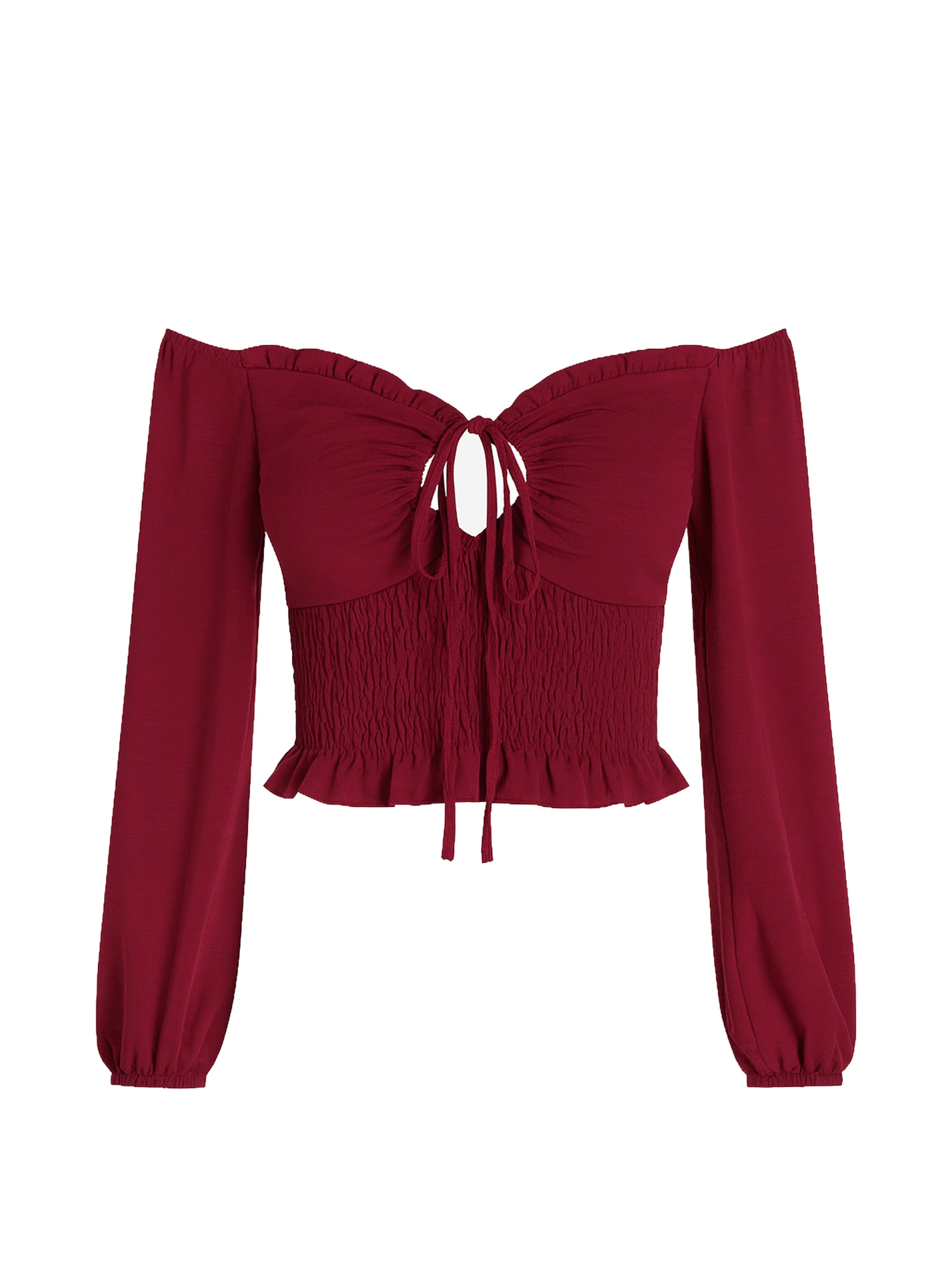 

Elara Блузка в бордовом цвете