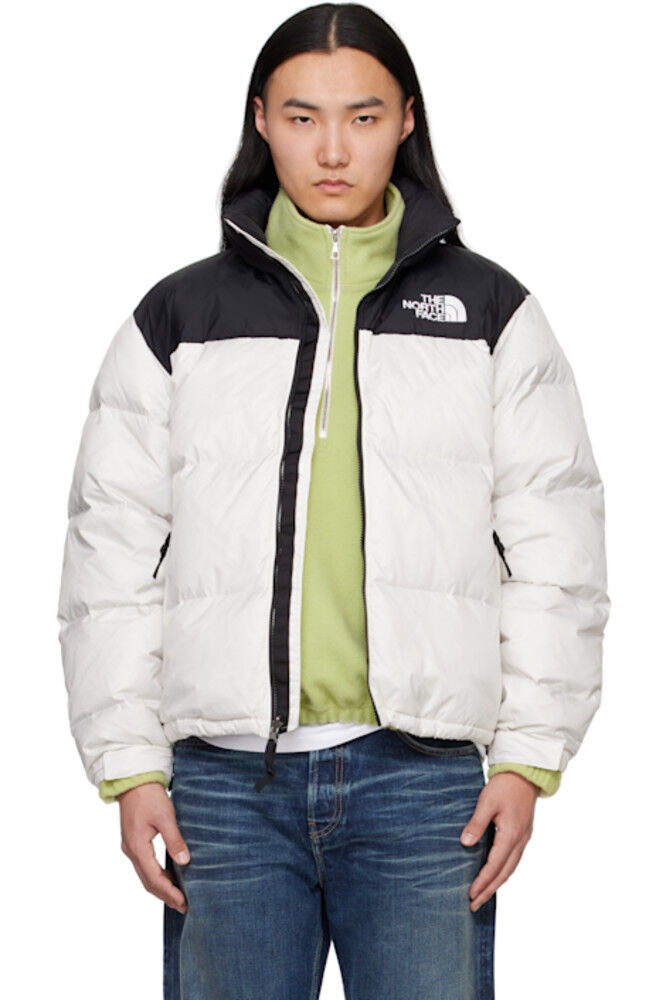 

Бело-черная куртка-пуховик Nuptse в стиле ретро 1996 года The North Face