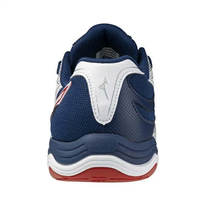 Унисекс кроссовки для настольного тенниса «Wave Medal 7 Wide» от Mizuno, Wh/Rd/Nv — фото 3