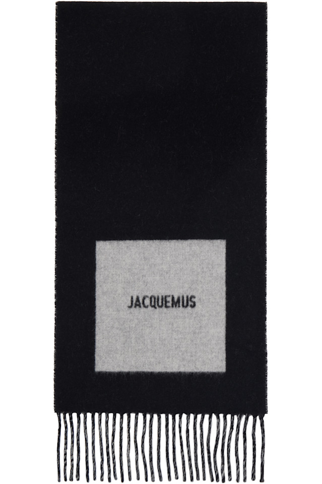 

Jacquemus Черный шарф La Casa 'The Rond Carré'