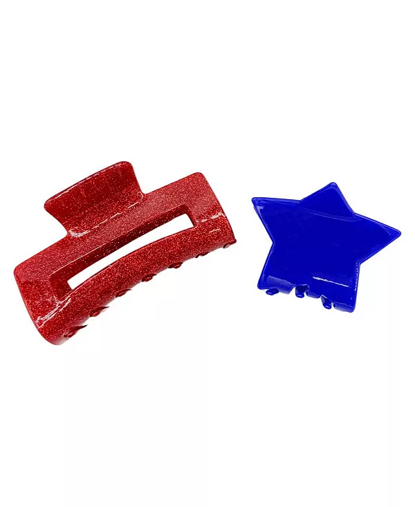 Набор клипс - красная + синяя звезда Headbands Of Hope, assorted pre-pack
