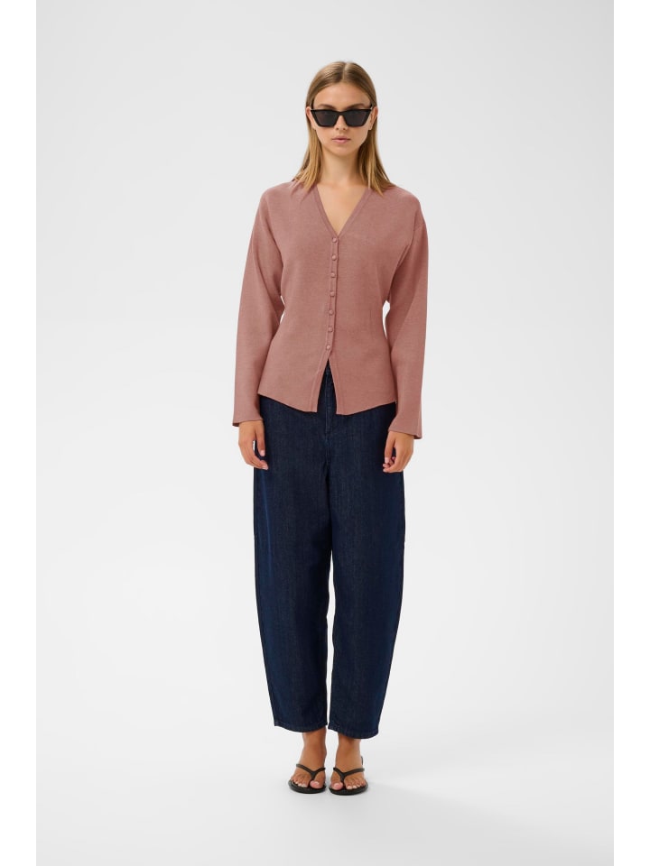 

InWear Вязаный свитер YenahIW Feminine Form в меланжевом цвете Ash Rose Melange