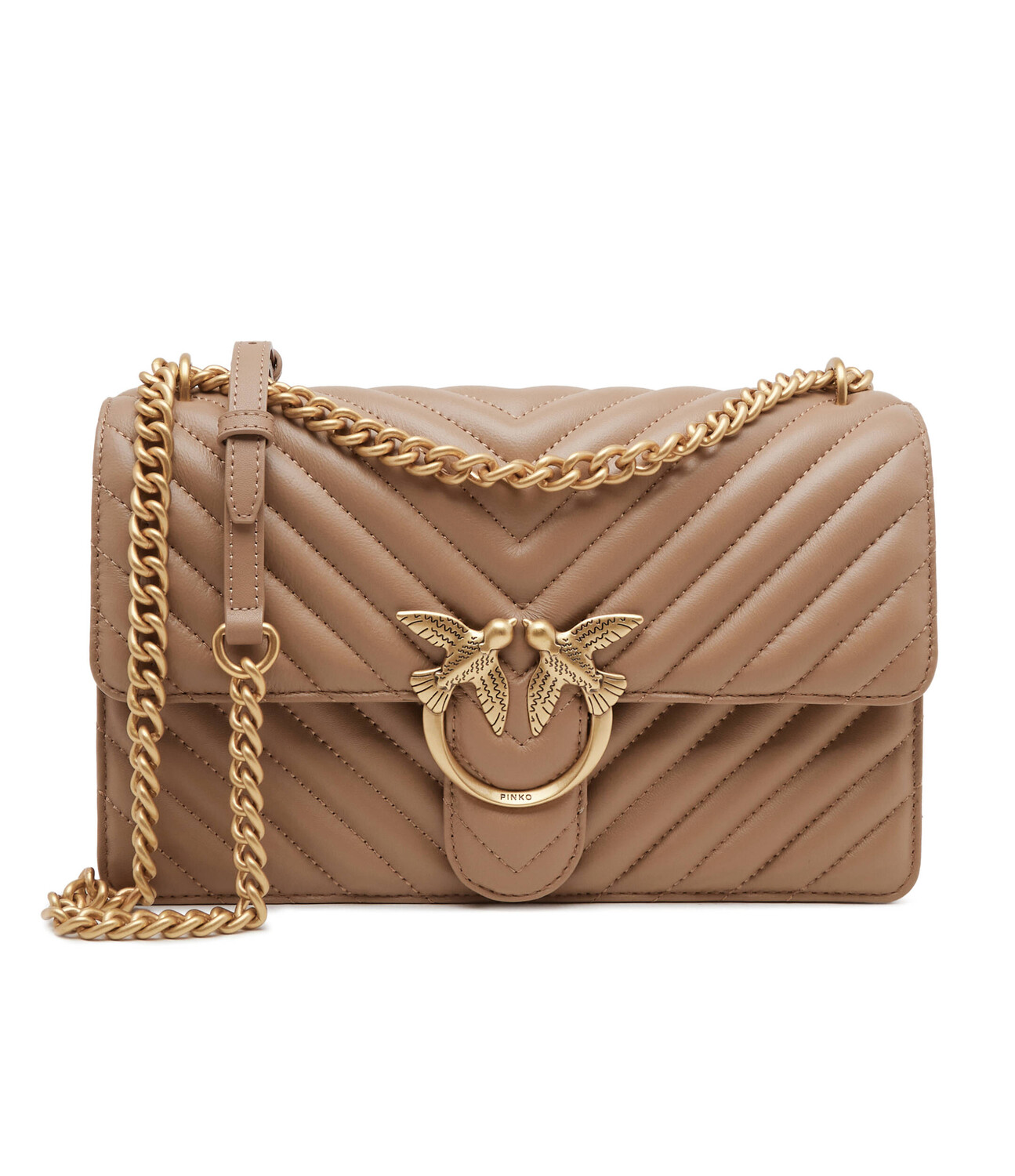 

Сумка через плечо Pinko LOVE ONE CLASSIC, бежевый