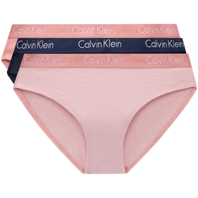 Женские трусы 3 Pack Calvin Klein, sq3-natural skin/space черный/space черный — фото 3