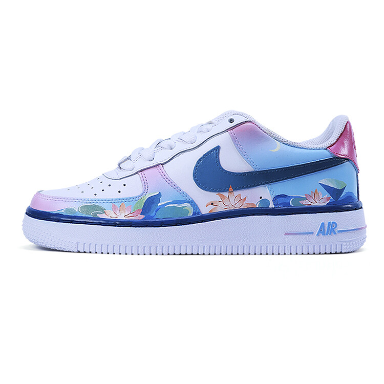 

Кроссовки Nike Air Force 1 Skateboarding Shoes Women's Low-top White/Blue/Red, белый