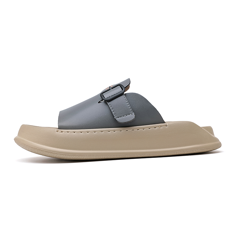 

FAPAI Мужские противоскользящие тапочки серые, цвет Gray