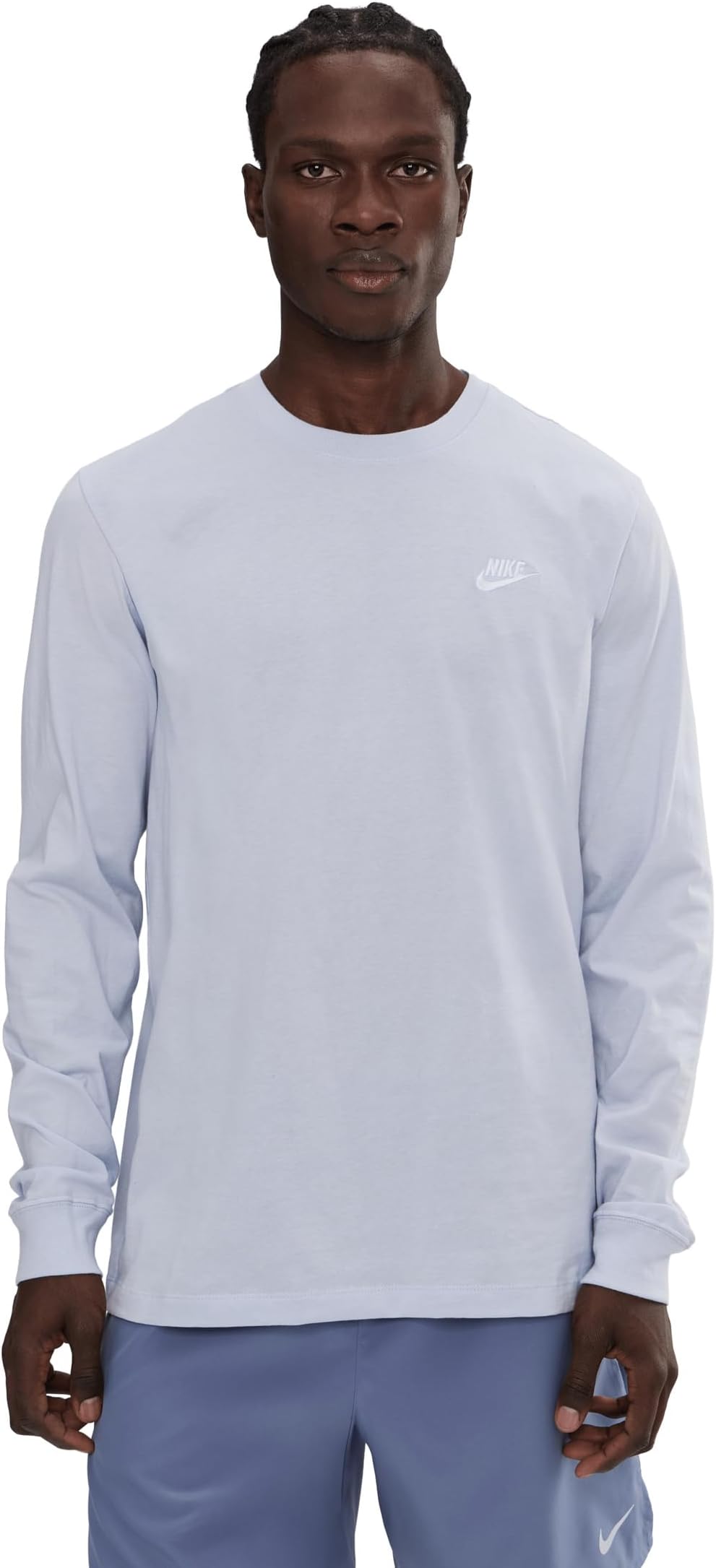 

Мужская спортивная футболка с длинным рукавом и вышивкой Futura Nike, Ghost