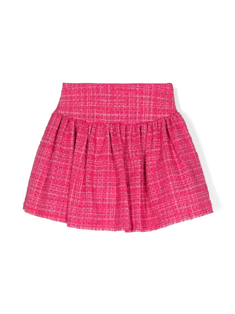 

Юбка с завышенной талией и складками Monnalisa, розовый