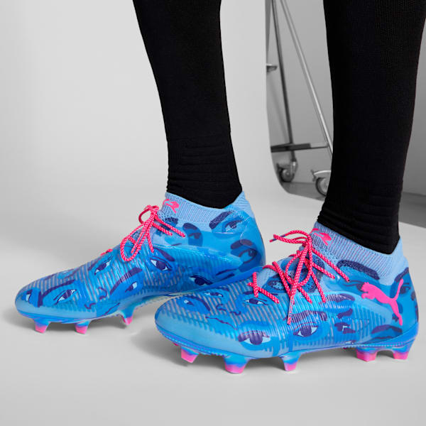 Бутсы для игры в футбол на твердом грунте для мужчин Puma X Kidsuper Future 8 Ultimate, синий — фото 2