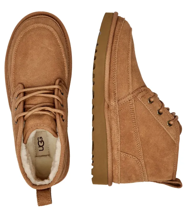 Мужские зимние ботинки Ugg Neumel moc замшевые утепленные, коричневый — фото 4