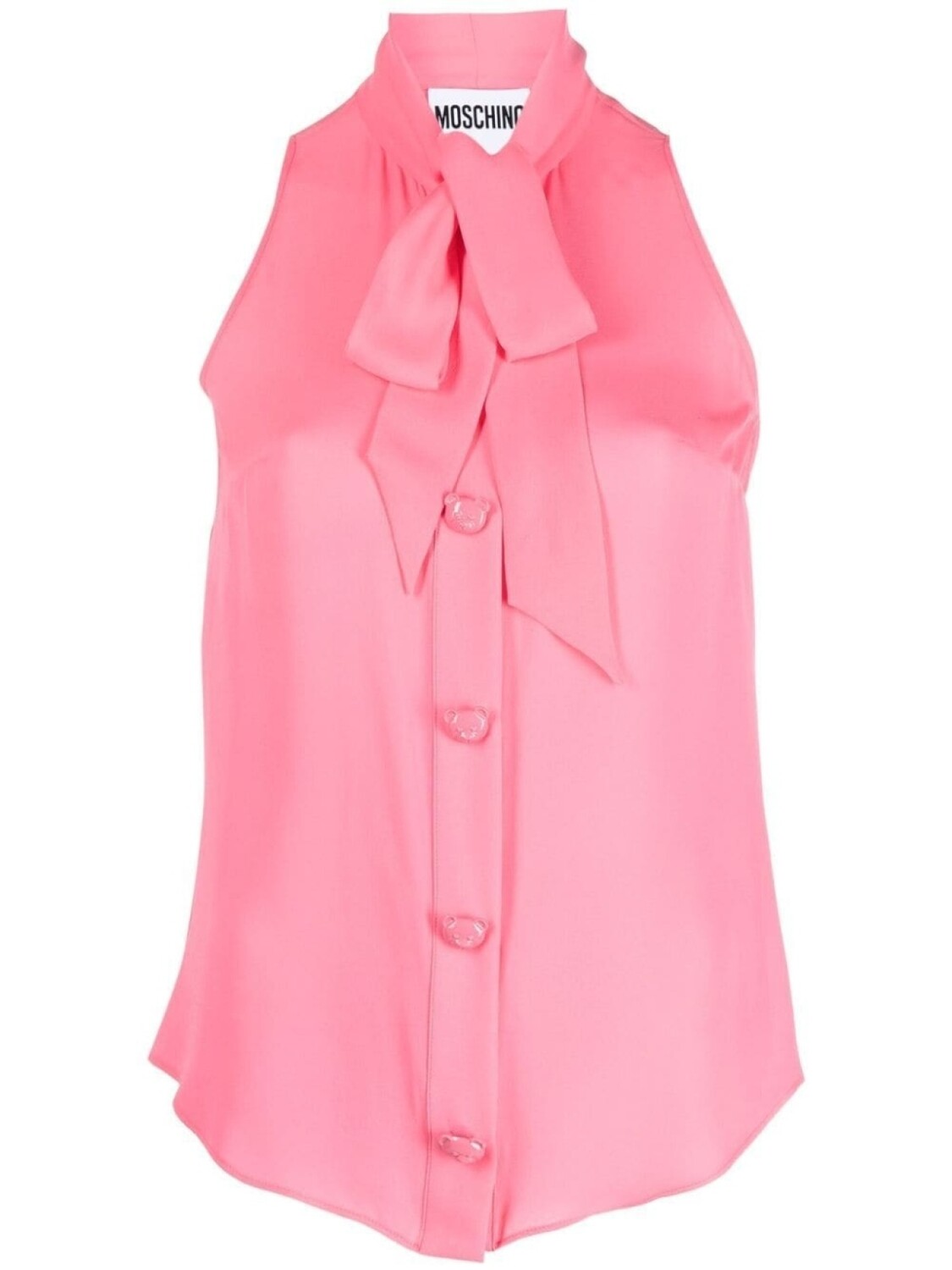 

Moschino блузка без рукавов, розовый
