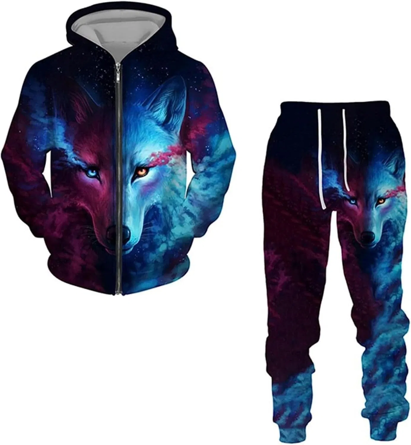 Спортивный костюм для бега, Polyester, Wolf1, 4XL