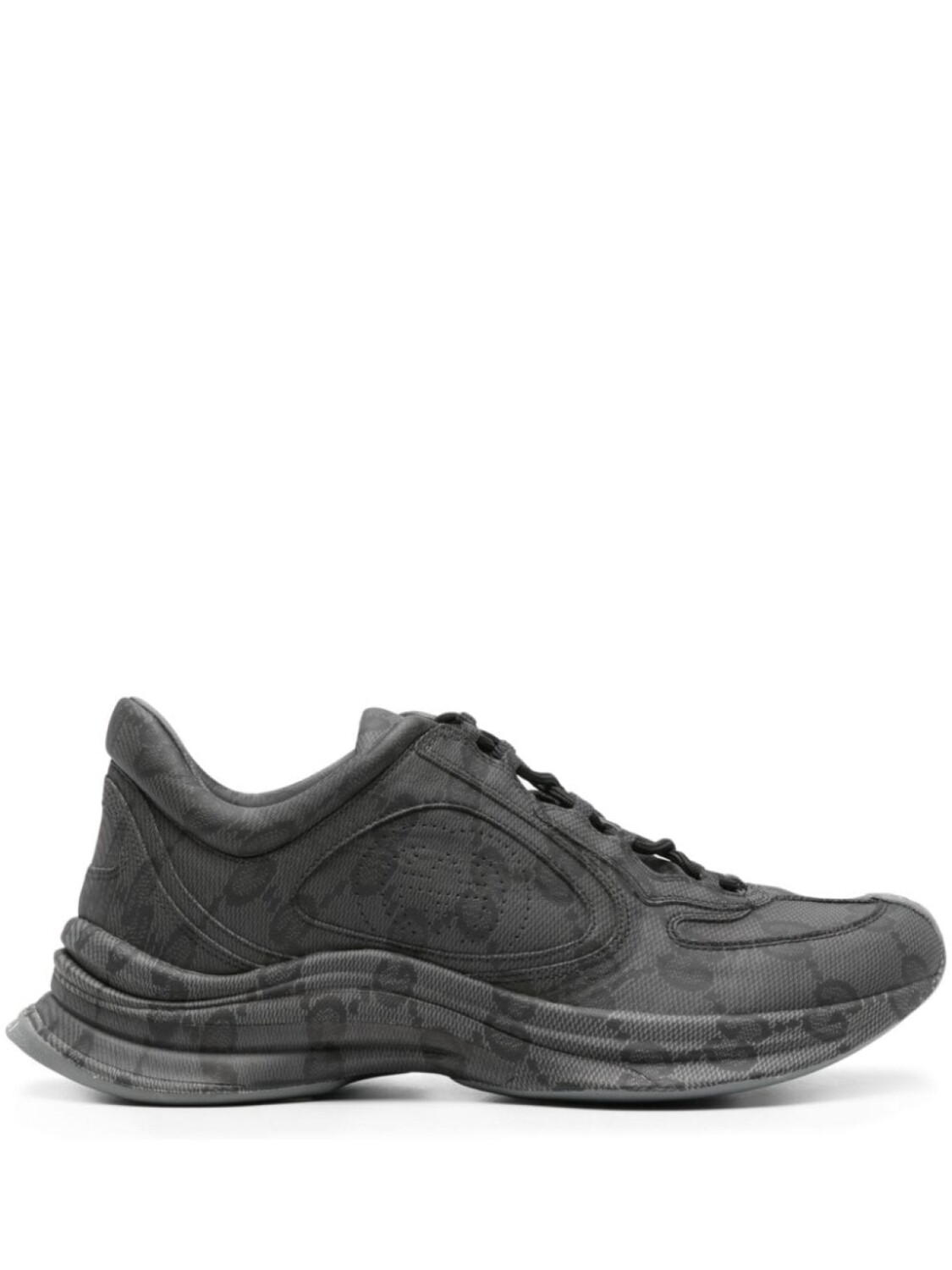

Кроссовки Gucci Run Lace-up, черный
