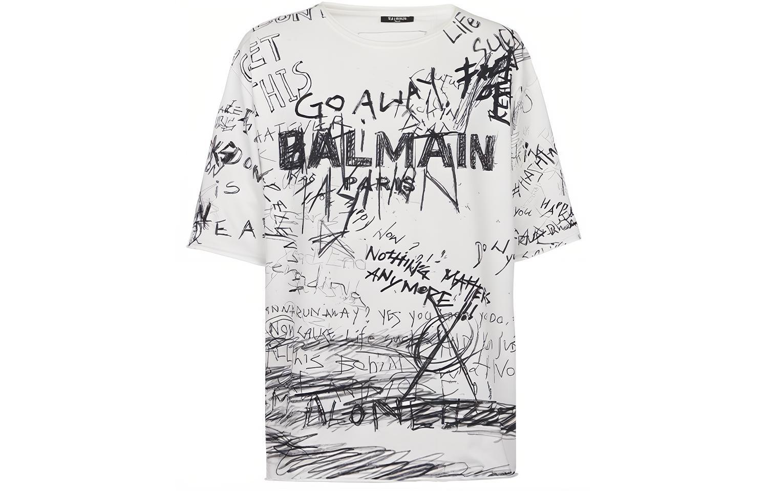 

BALMAIN Футболка мужская белые