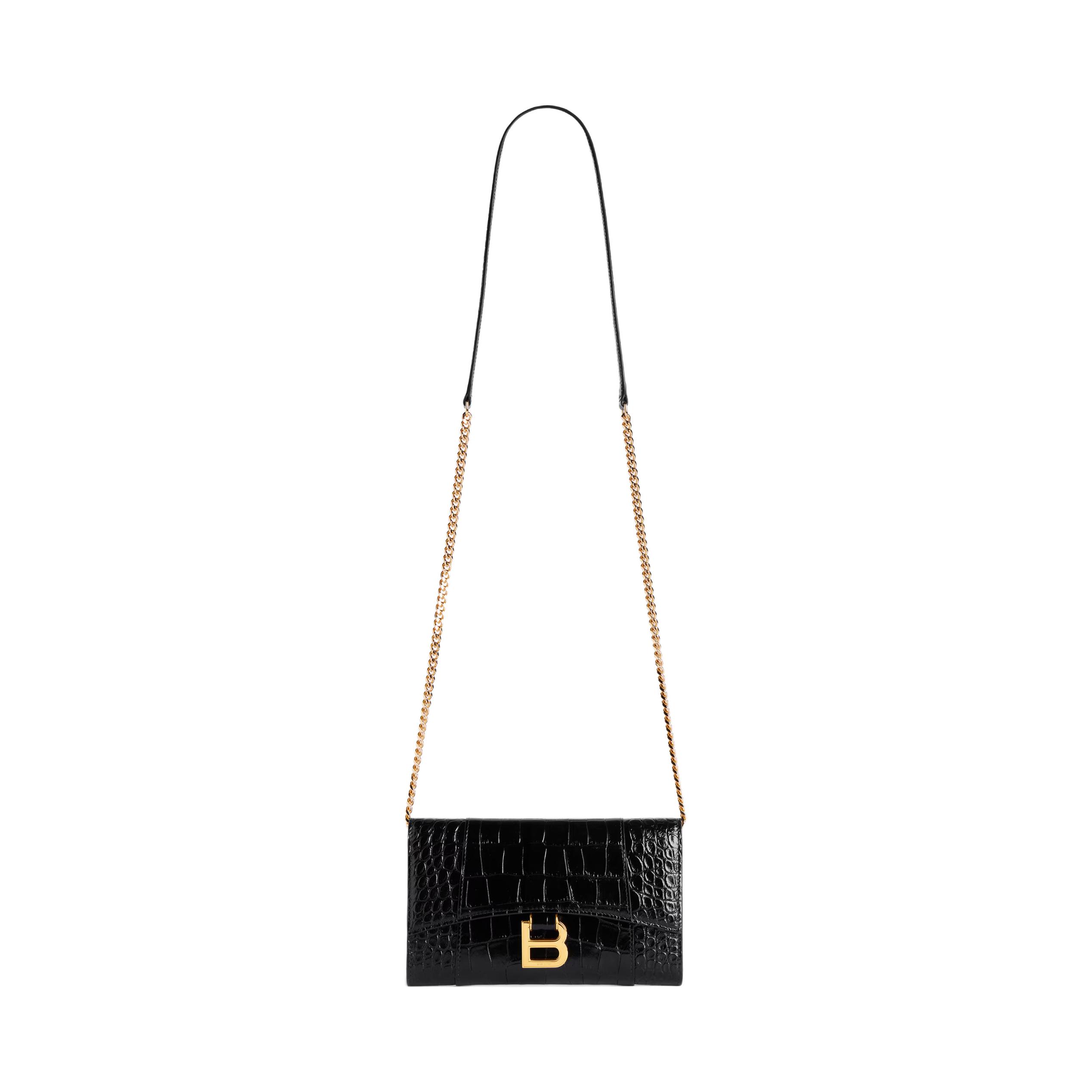 

Balenciaga Женский бумажник из телячьей кожи черный