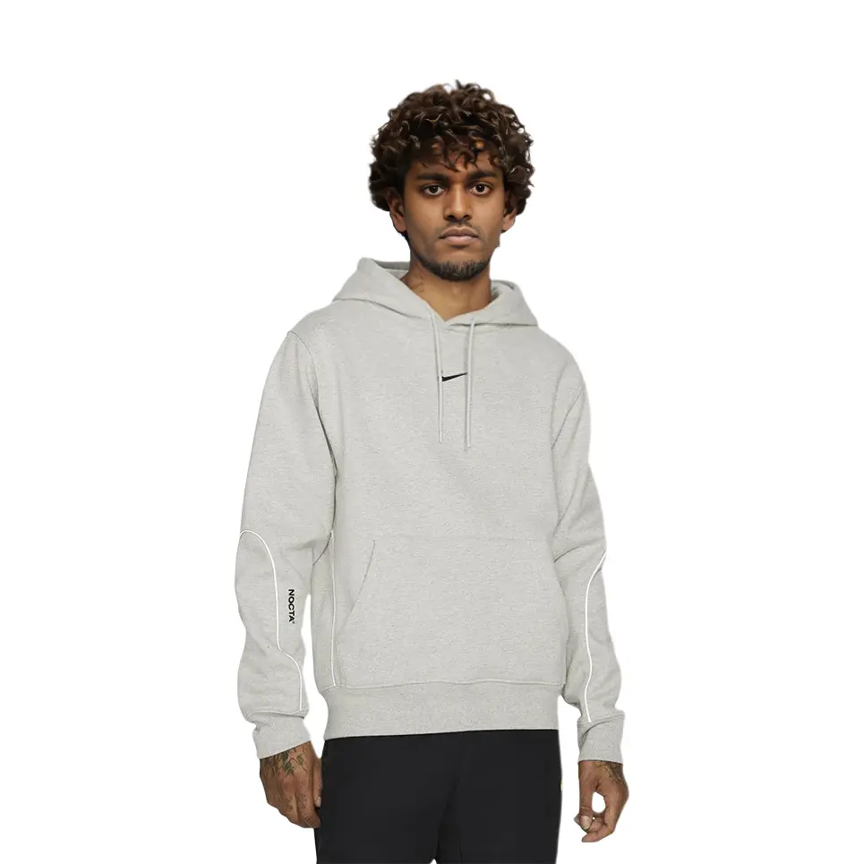 X Drake Nocta Cardinal Stock Худи Nike, серый — фото 3