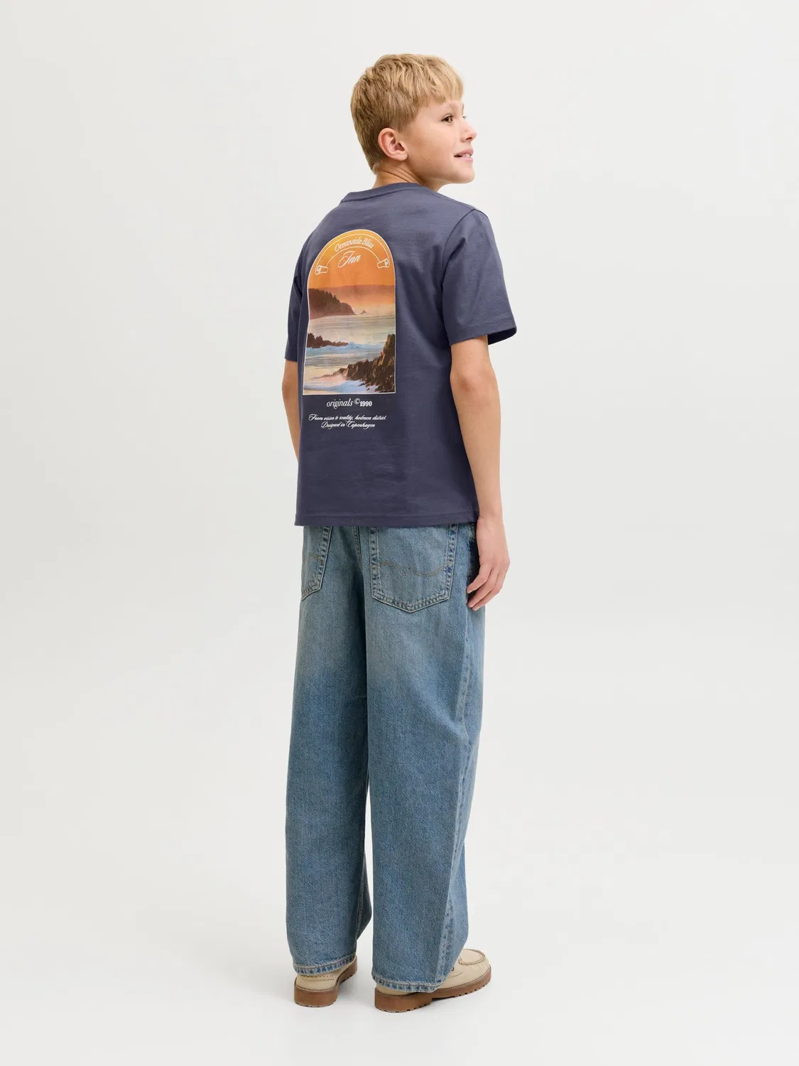Футболка Jack & Jones Junior, Graphite — фото 3