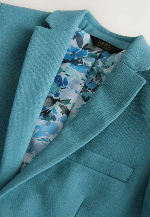 

Пиджак прямого кроя Next, Teal Blue