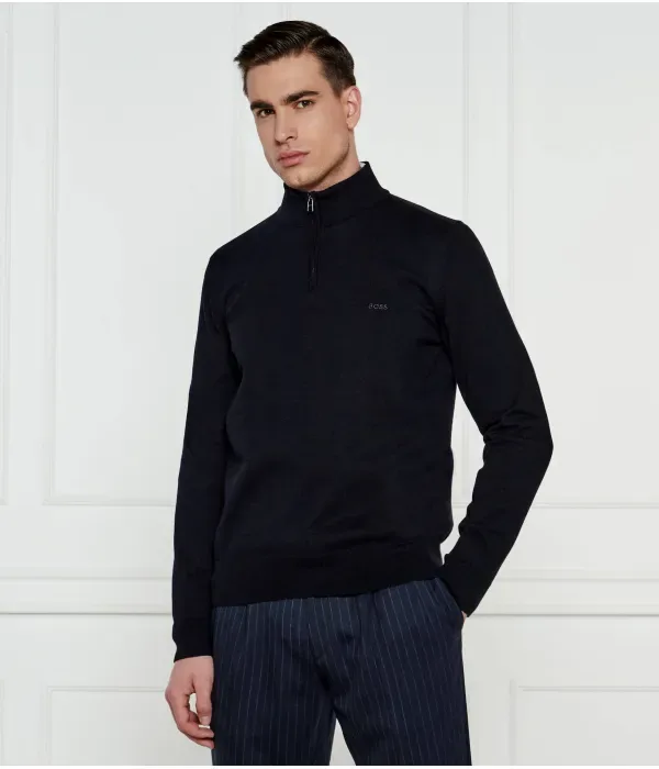 Водолазка Padro-L regular fit Boss, темно-синий