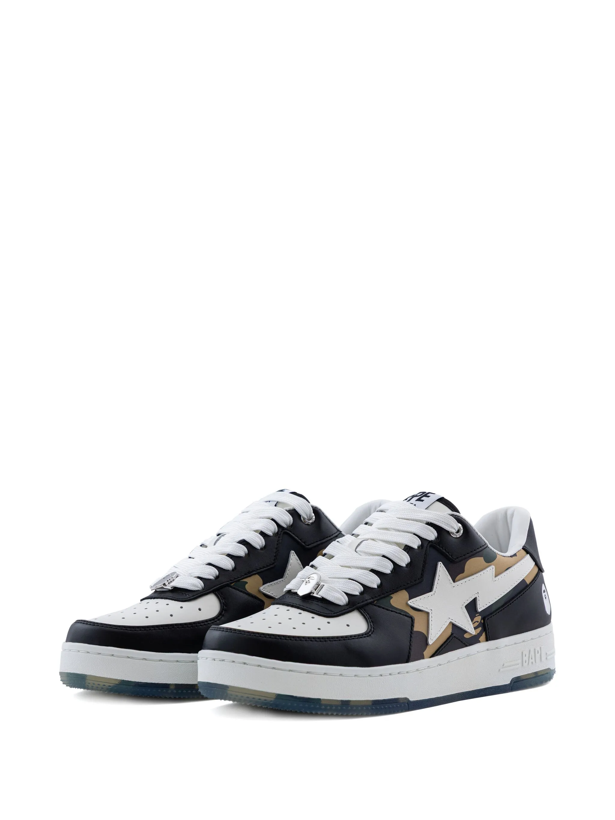 Кроссовки BAPE STA с камуфляжным принтом A Bathing Ape, черный — фото 2