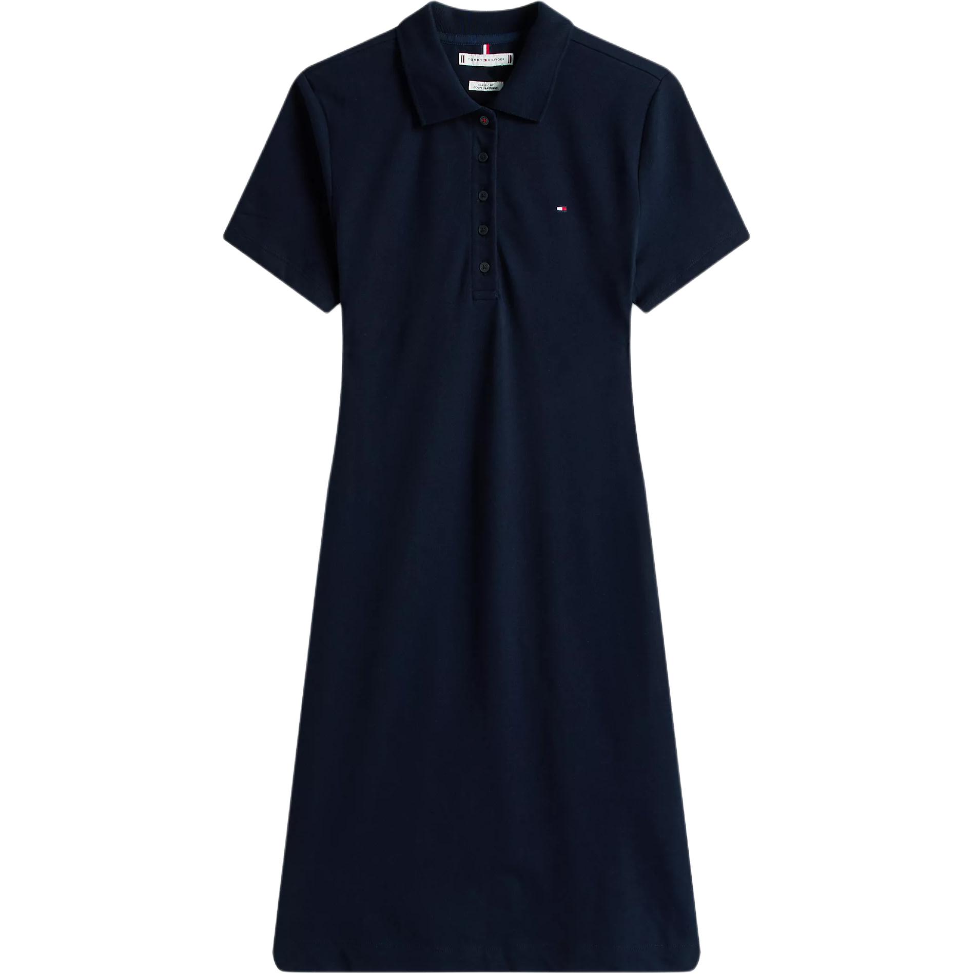 

Tommy Hilfiger Женское платье с коротким рукавом marine blue