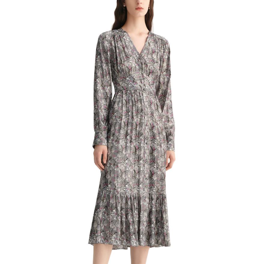 

KARL LAGERFELD / Karl Lagerfeld Jeans KARL LAGERFELD Женское платье с длинными рукавами серое