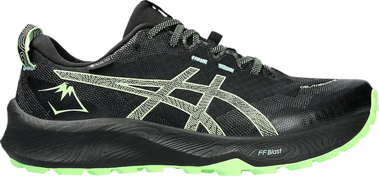

Кроссовки Gel Trabuco 12 GORE-TEX 'Black Illuminate Green', черный