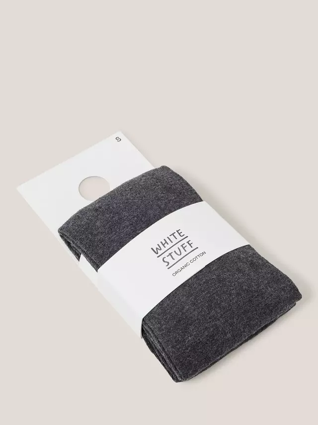 

Тайтсы White Stuff Patty Organic Cotton Blend Opaque, цвет charcoal/grey