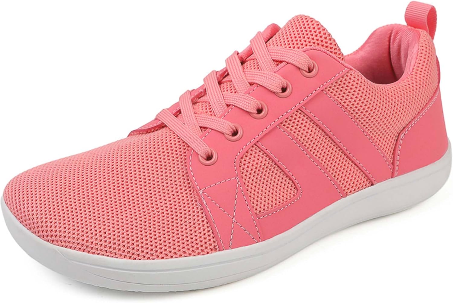 

Usoway Мужские и женские минималистичные кроссовки для ходьбы, модные кроссовки с широким носком, удобные повседневные кроссовки для ходьбы, фитнеса, танцев, йоги, вождения, занятий спортом на открытом воздухе, многофункциональная обувь, розовый