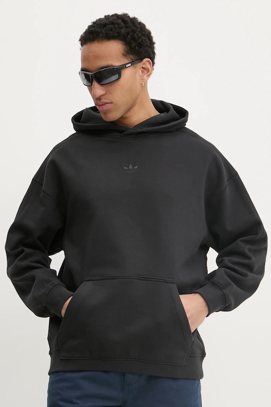 

Хлопковая толстовка Essential Adidas Originals, черный