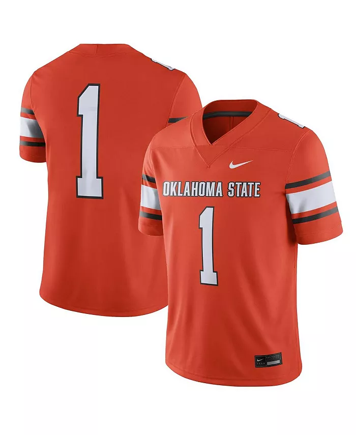 

Мужская игровая футболка Oklahoma State Cowboys 1 Nike, оранжевый