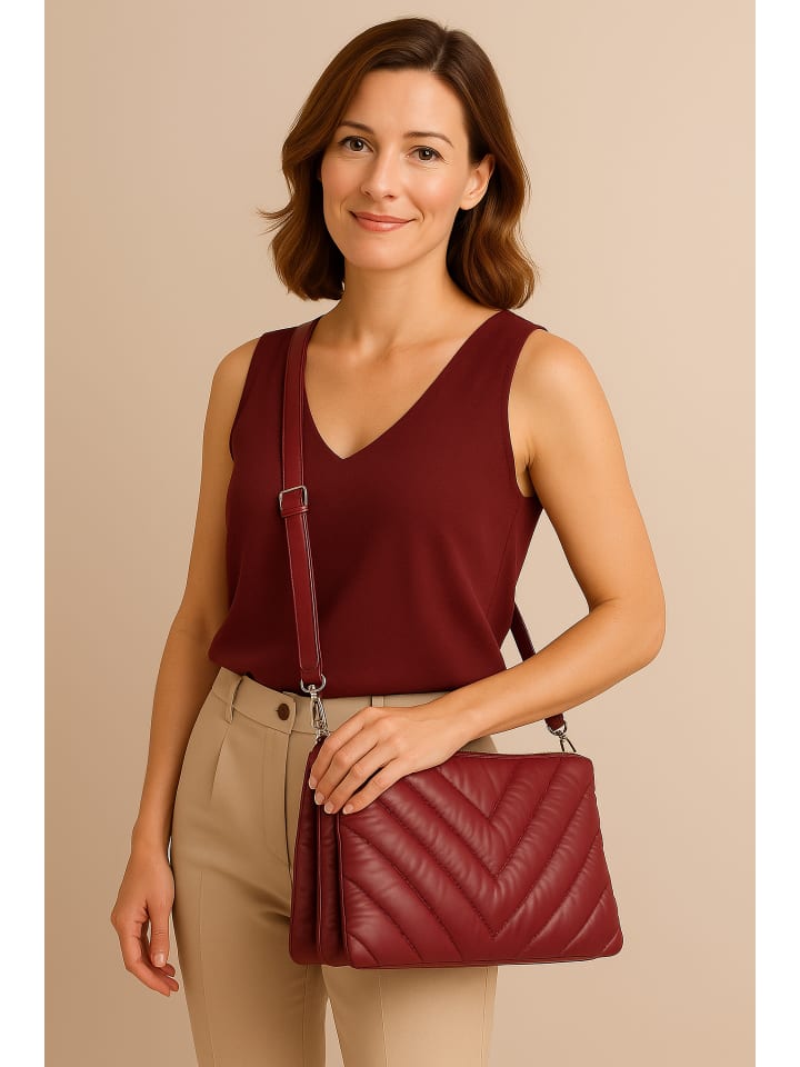 

Сумка через плечо collezione alessandro, бордовый
