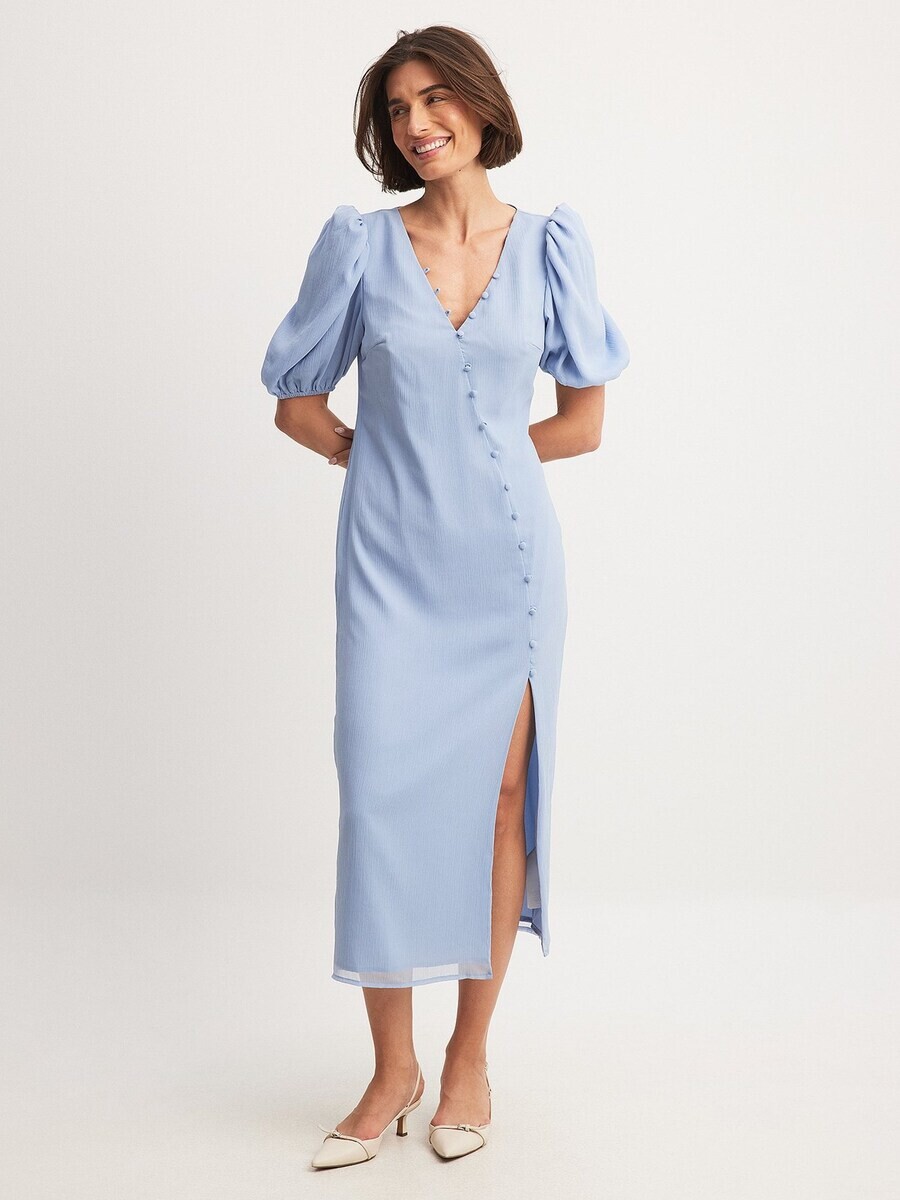 

Платье макси NA-KD Dress, светло-синий
