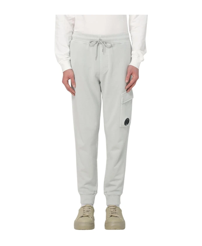 

Мужские спортивные брюки из серого флиса C.P. Company, серый