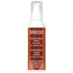 

Отшелушивающий ночной крем с 5% кислот AHA BINGOSPA