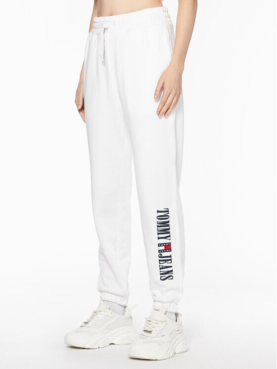 

Спортивные брюки свободного кроя Tommy Jeans, белый