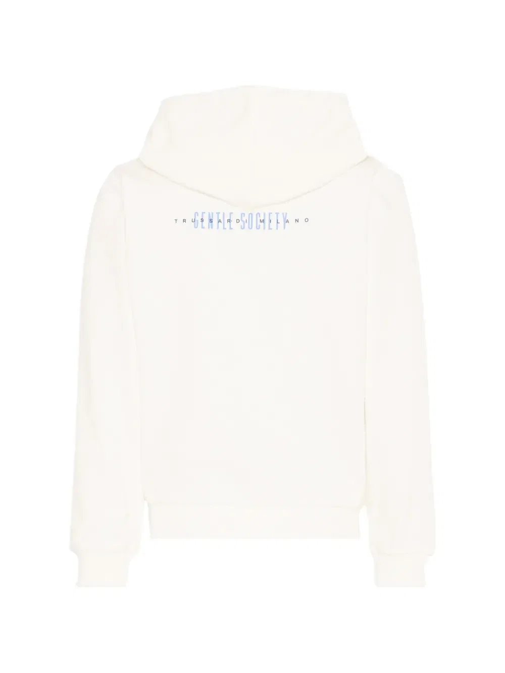 Худи на молнии Trussardi Junior, белый — фото 2
