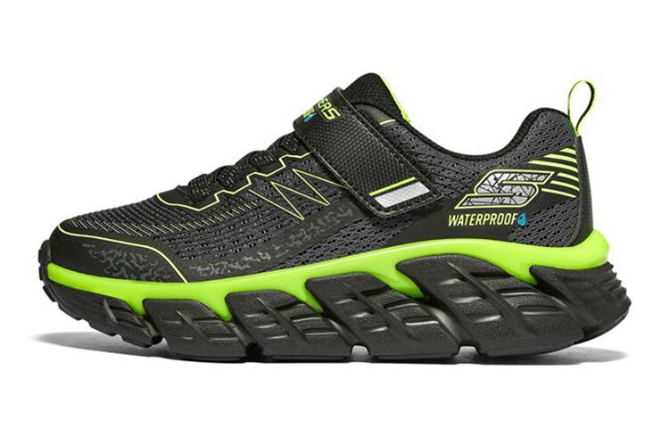 

Детские кроссовки GS Low-top черные/зеленые Skechers