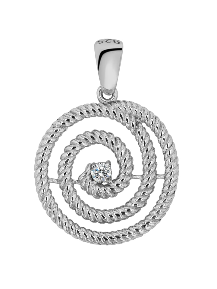 

Adeliás Женский кулон из серебра 925 пробы с кубическим цирконием в серебряной оправе