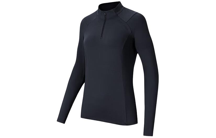 

Разнообразие тренировочной коллекции обычная футболка женская базовая черная ANTA, черный