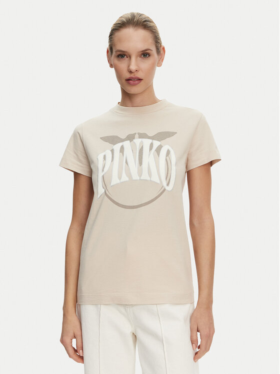 

Футболка обычного кроя Start 101752 A2CT Pinko, бежевый