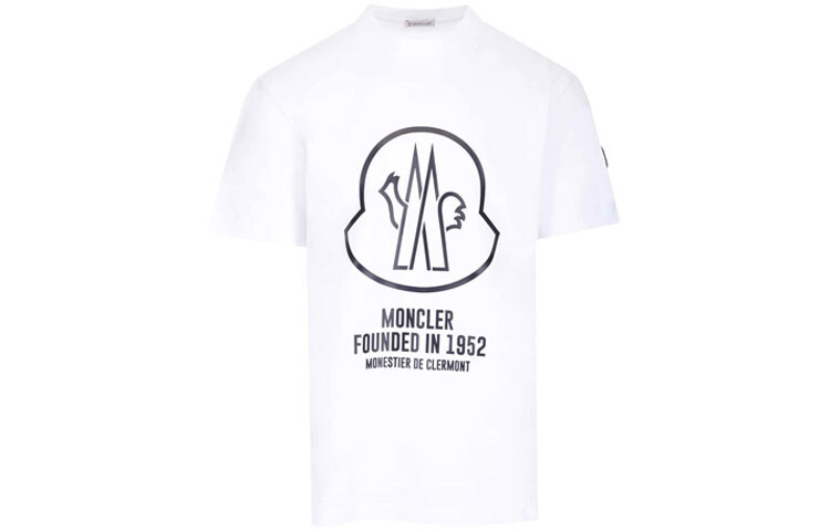 

Футболка мужская белая Moncler, белый