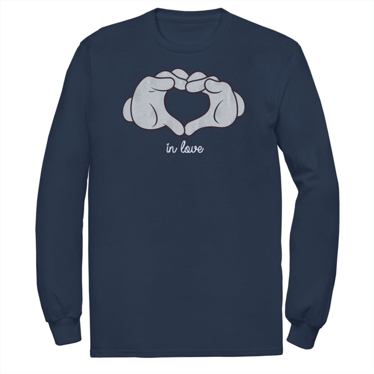 

Мужская футболка Disney Mickey Mouse Heart Hands In Love