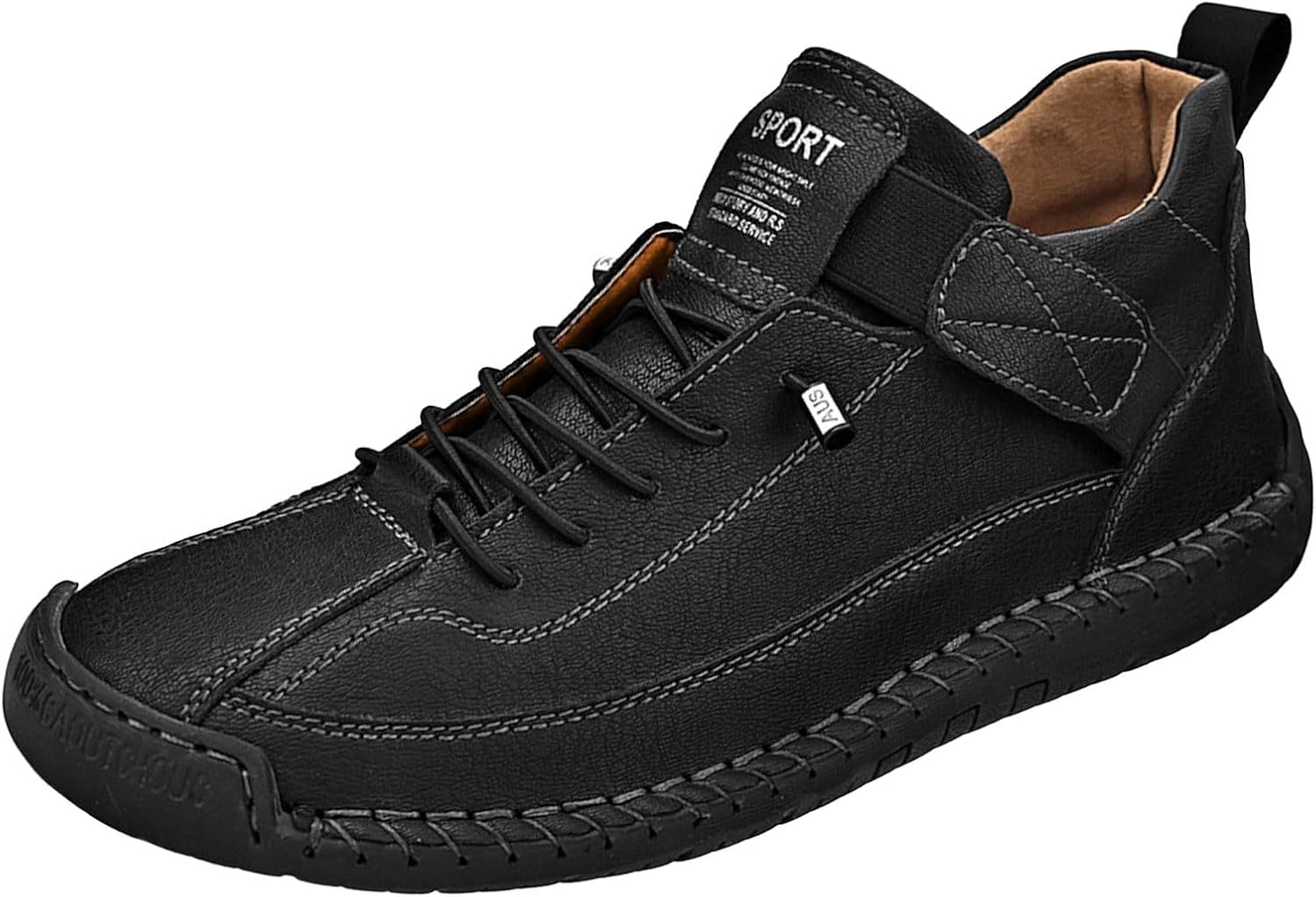 

Мужские слипоны IWIHMIV, кроссовки для ходьбы, бега и тенниса, спортивные повседневные удобные кроссовки для мужчин, черный