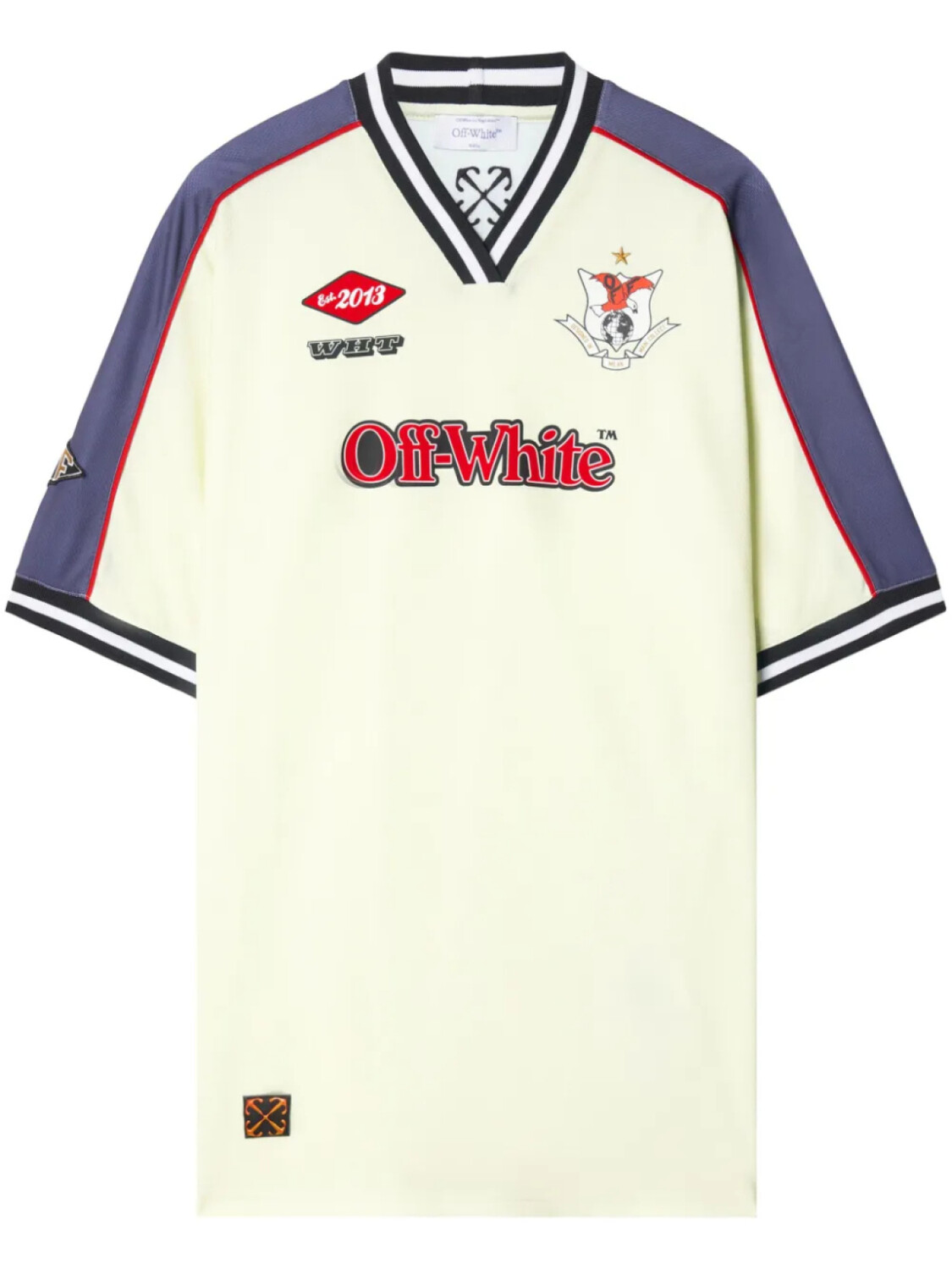 

Off-White платье мини Soccer, желтый