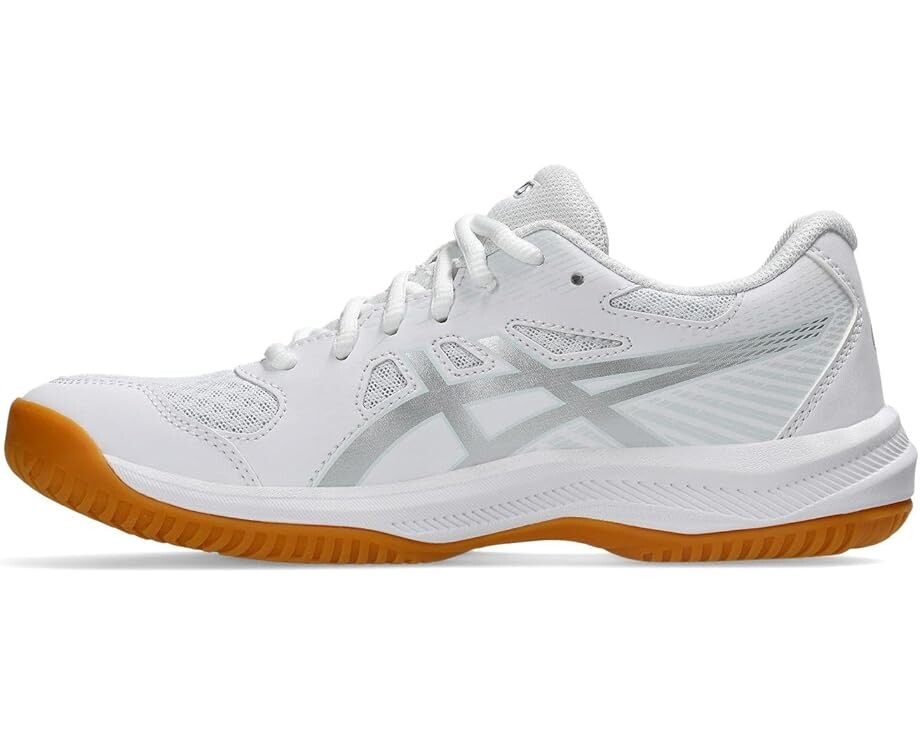 Кроссовки ASICS Upcourt 6 Volleyball Shoe, цвет White/Pure Silver — фото 4
