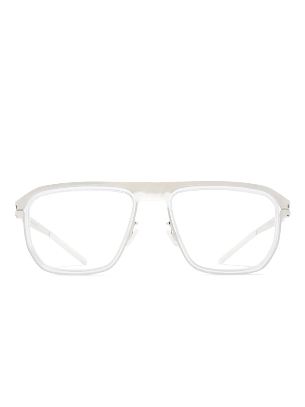 

Очки Walker с двойной оправой Mykita, серебяный