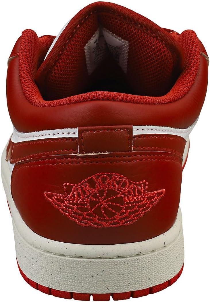 Кроссовки Nike Air Jordan 1 Low SE для мужчин, White/Lobster/Sail/Dune Red — фото 4