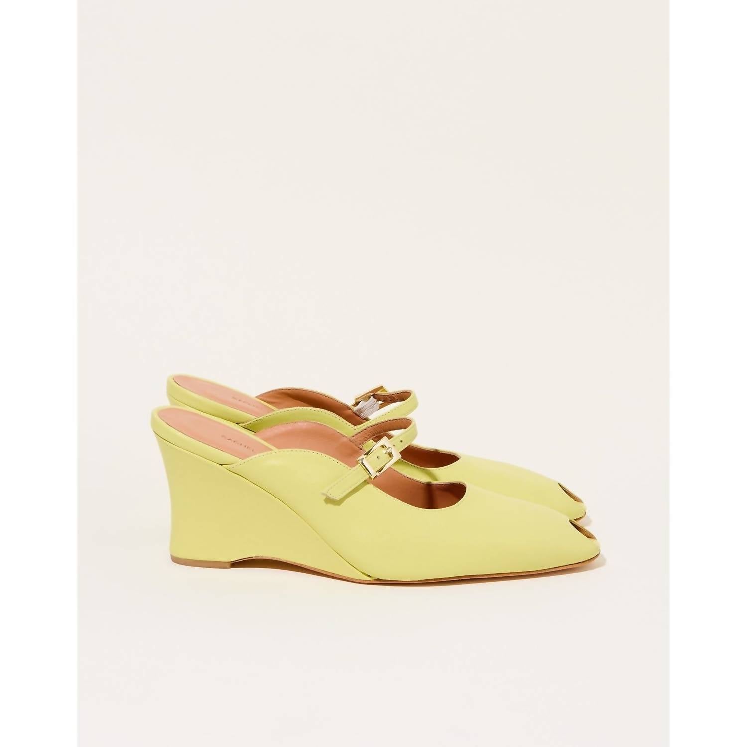 Женские мюли Beamond в цвете цитрон RACHEL COMEY, Citron