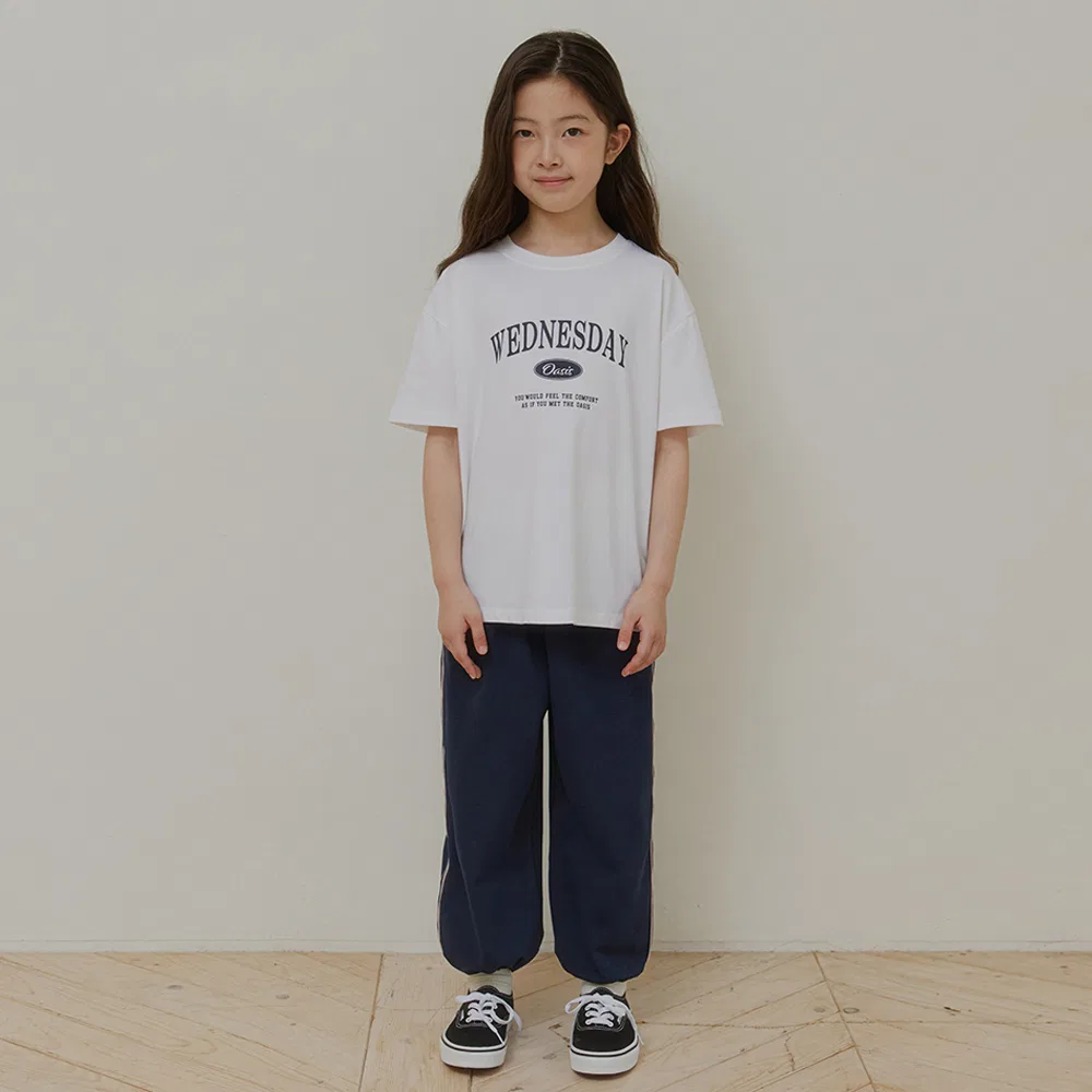 Детские спортивные брюки Lumi Line тёмно-синего цвета от Wednesdayoasis Kids — фото 4